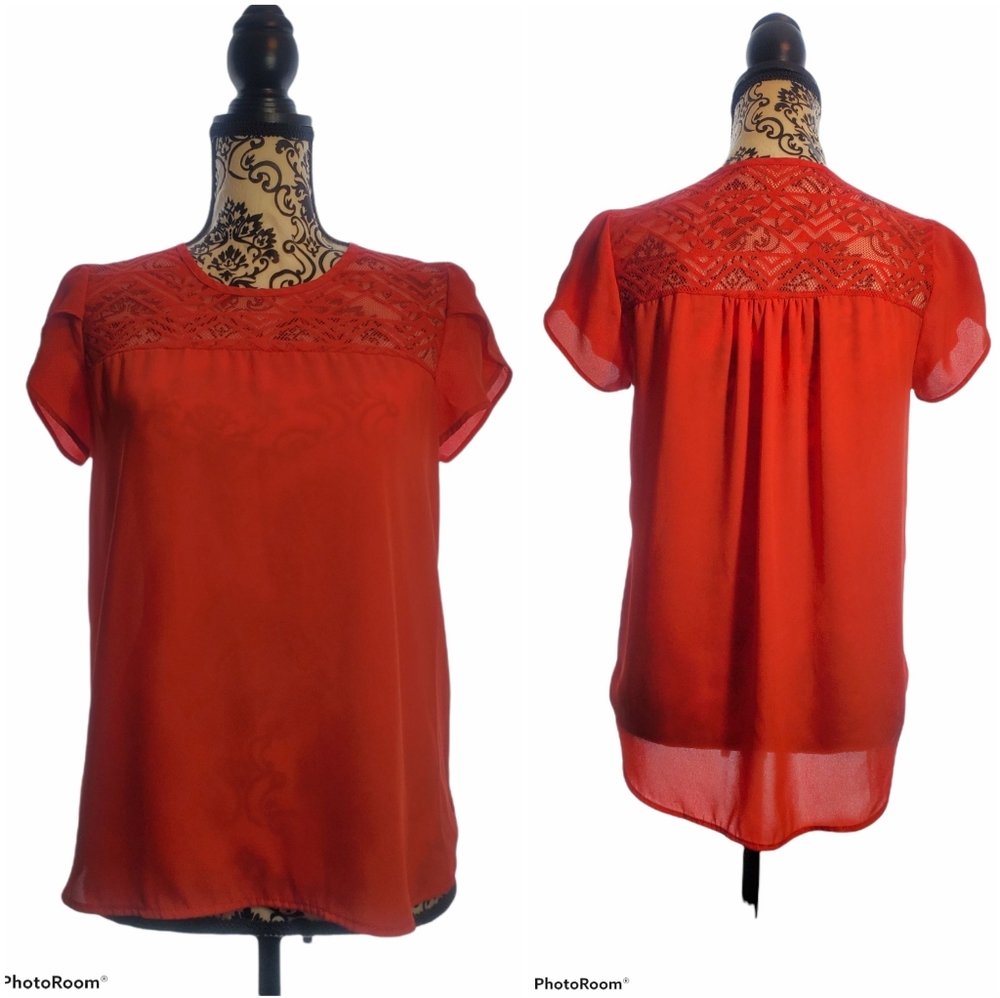 SALE 5 items/$20 🌞 Meraki Orange short sleeve top
